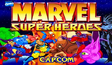 Marvel Super Heroes (Japan 951024) screen shot title